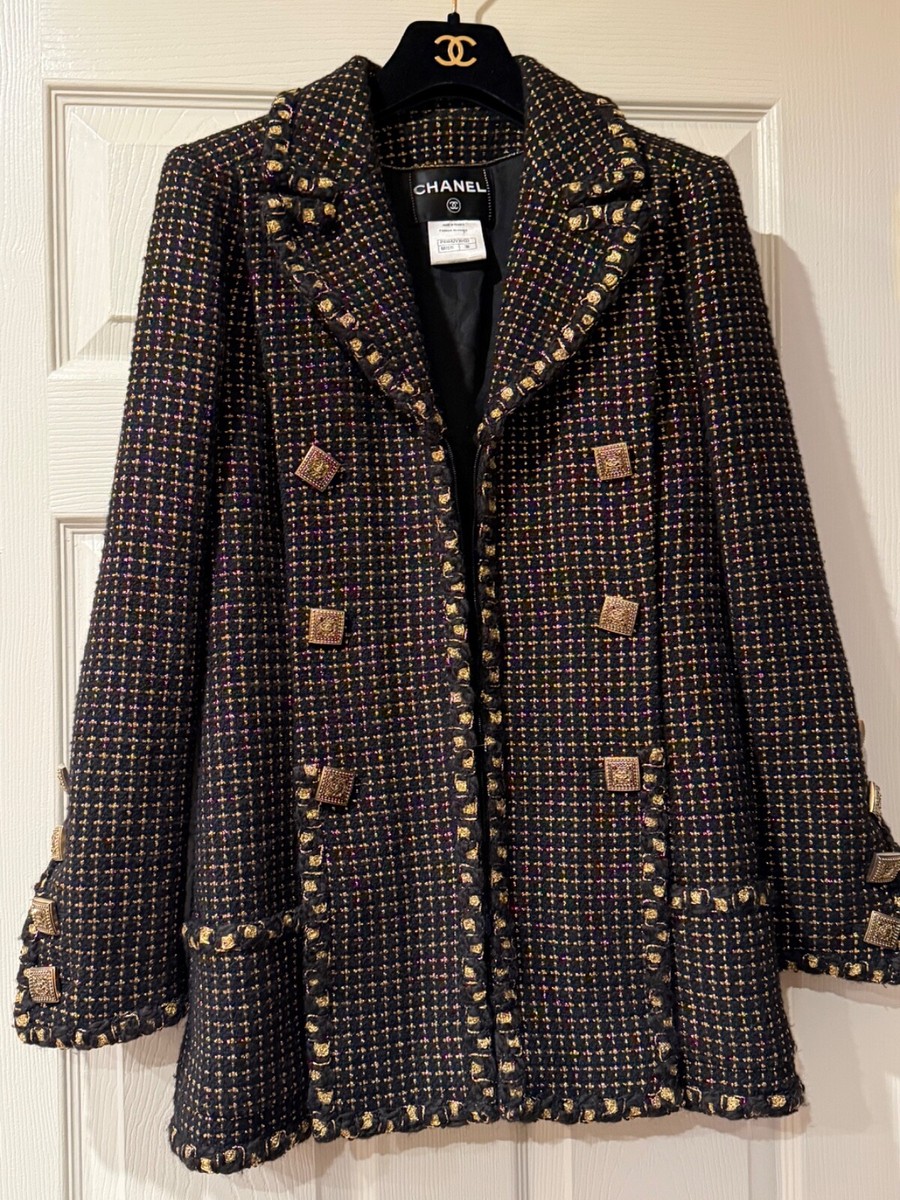 シャネルビンテージブランケット CHANEL - シャネル ブランケット美品 - 黒×グレーの通販 by