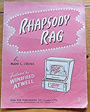 Rhapsody Rag Sheet Music Pub. 1911 Budd L. Cross (SM1)