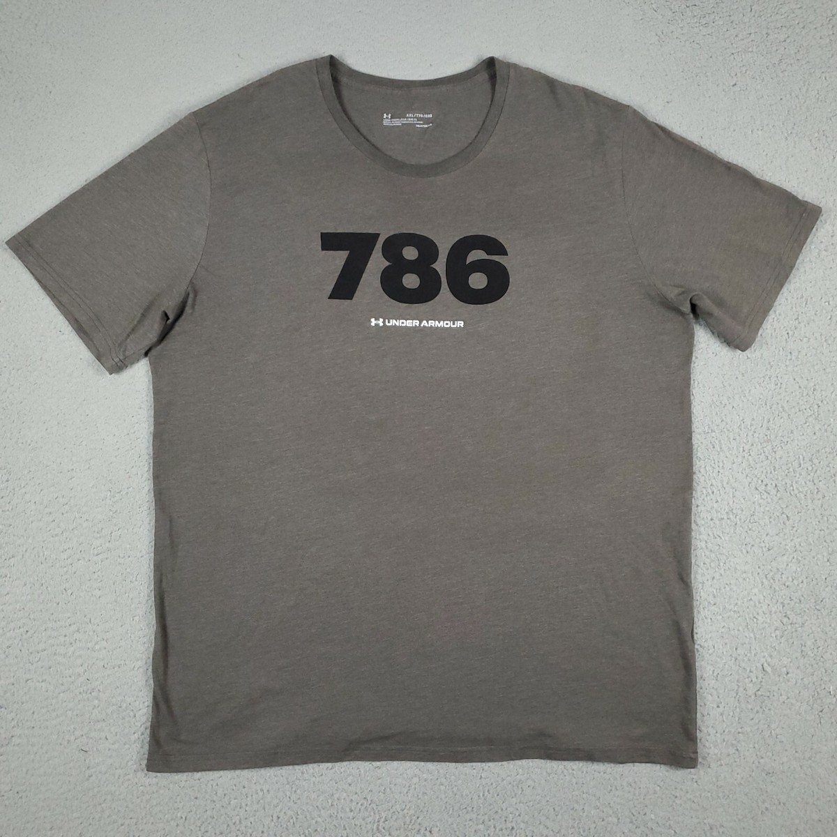 Under Armour 786 Gray Heatgear Loose Fit Short Sleeve T
