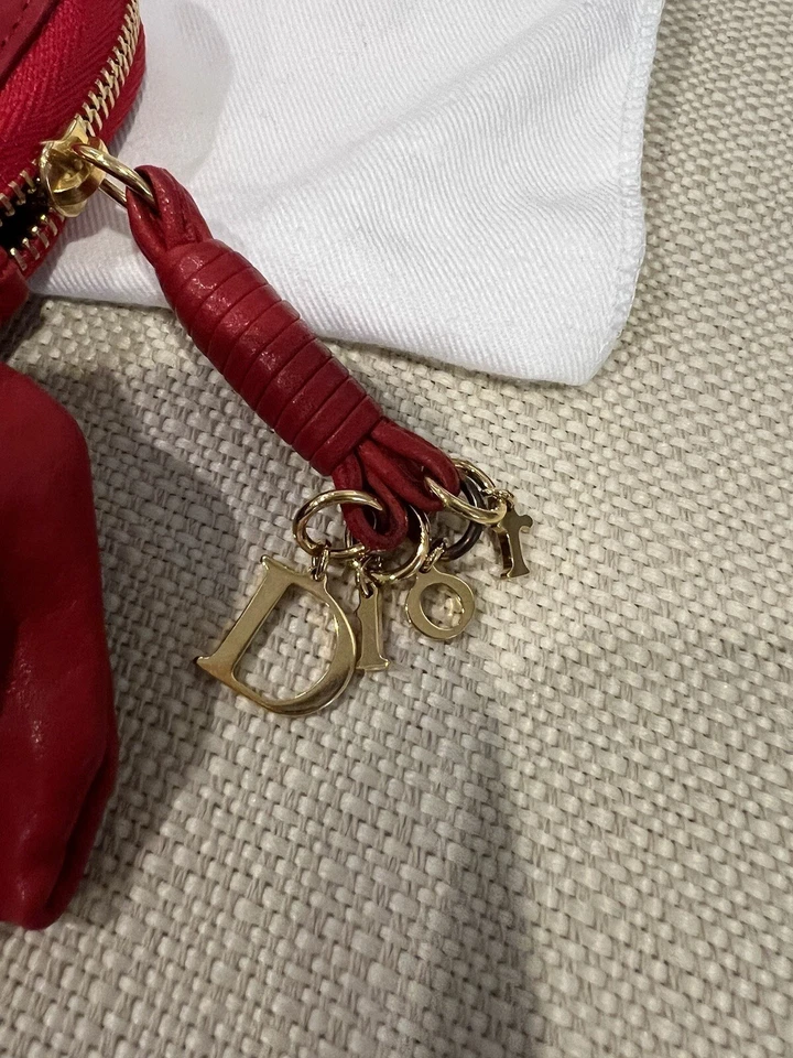 Auténtico bolso de mano de cuero gitano Christian Dior Foto 4 de 4