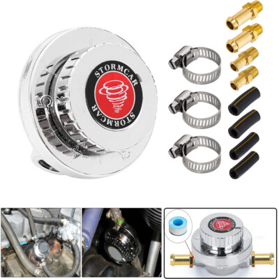 1-6 PSI Universal Adjustable Fuel Pressure Regulator Kit For Carburetor Engine