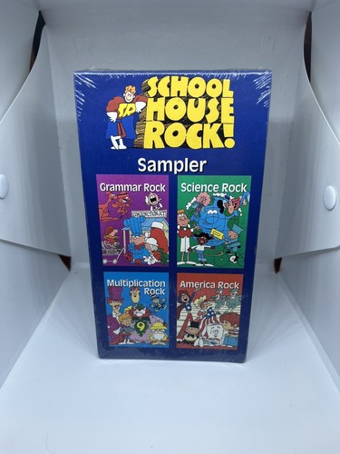 School House Rock! Sampler NEW (1995) Grammar, Science, Multiplication, America - Picture 1 of 3