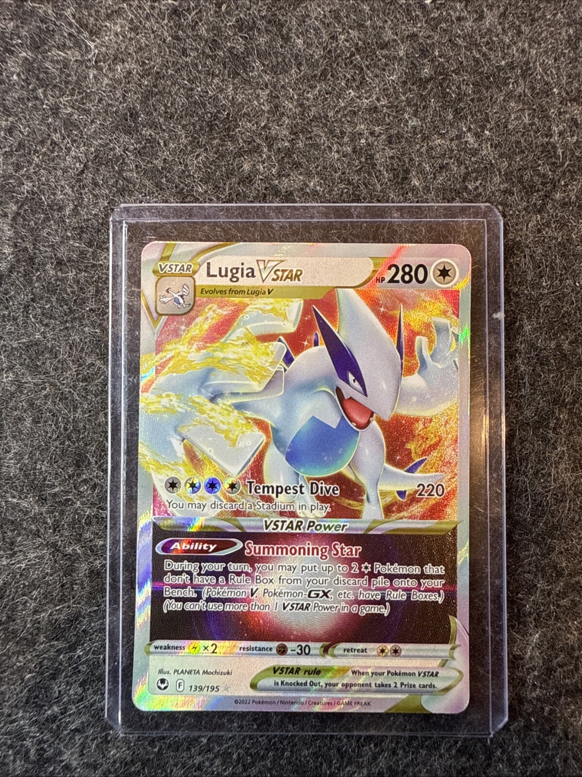 Lugia VSTAR 139/195 Silver Tempest NM
