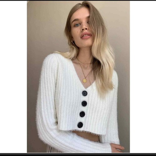 Urban Outfitters Rochelle Fuzzy White 
