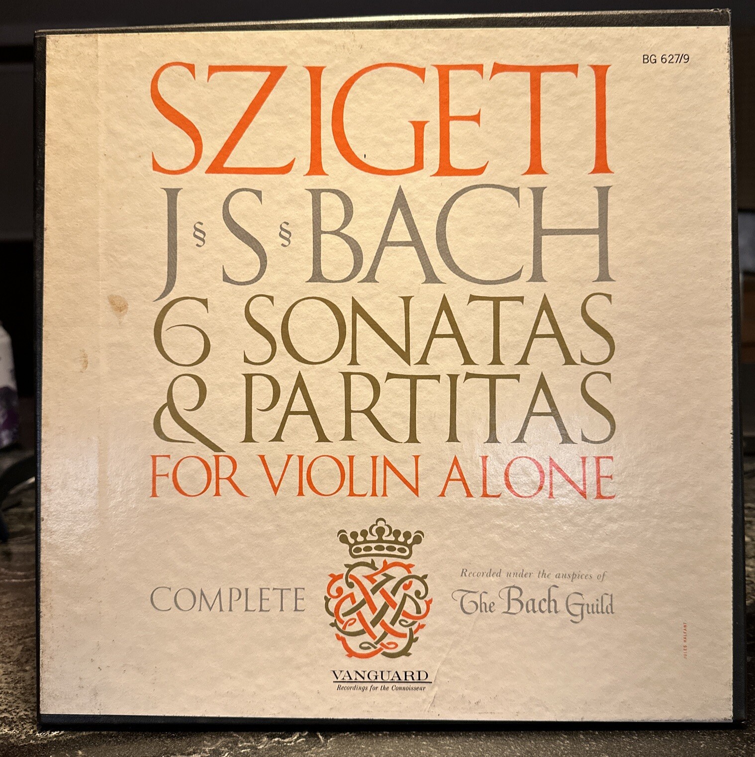 Szigeti*, J.S. Bach - 6 Sonatas & Partitas for Violin Alone BG 627/9 ...