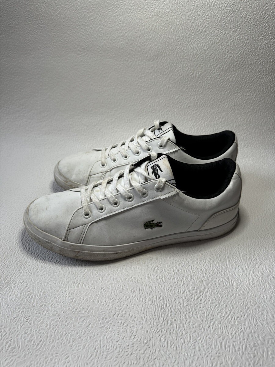 Lacoste 🐊 Ladies Lerond Trainers Size UK EU 38 White 🐊