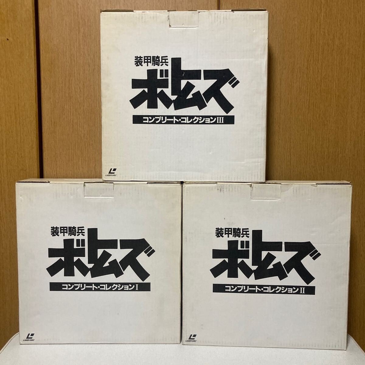 Armored Trooper Votoms Complete Collection Set of 3 LD Laserdisc