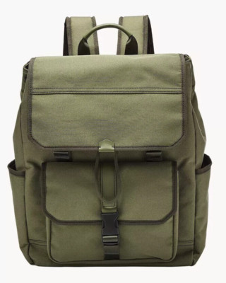 FOSSIL ボストンバッグ カーキとブラウン s-l400.jpg