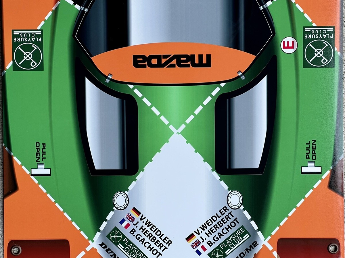 Mazda 787B Lemans Racing group C GTP MAZDASPEED Metal Sign 18 Inch