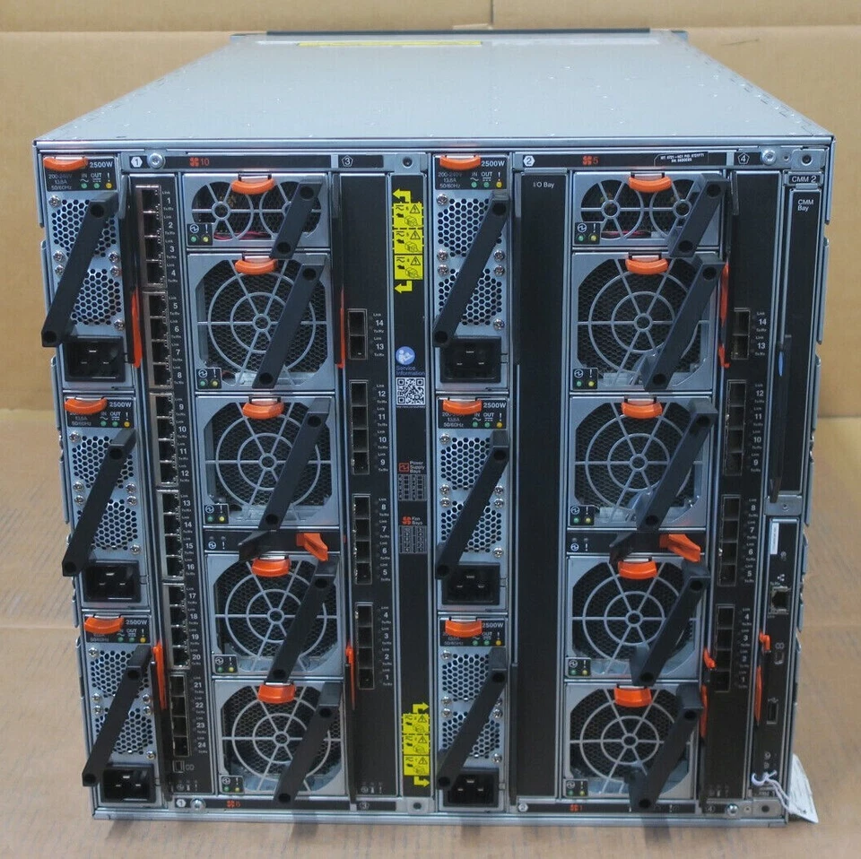 IBM Flex System Enterprise 14-Slot Chassis 8721-HC1 + 14x x240 CTO Compute Node - Image 3 of 4