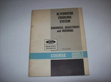 FORD Alternator Charging System Diagnosis Adjustment & Overhaul Course 10001.2 +