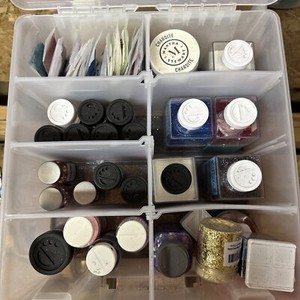 Huge Lot Of Quality StarCraft Glitter For Crafts Projects comes with container 