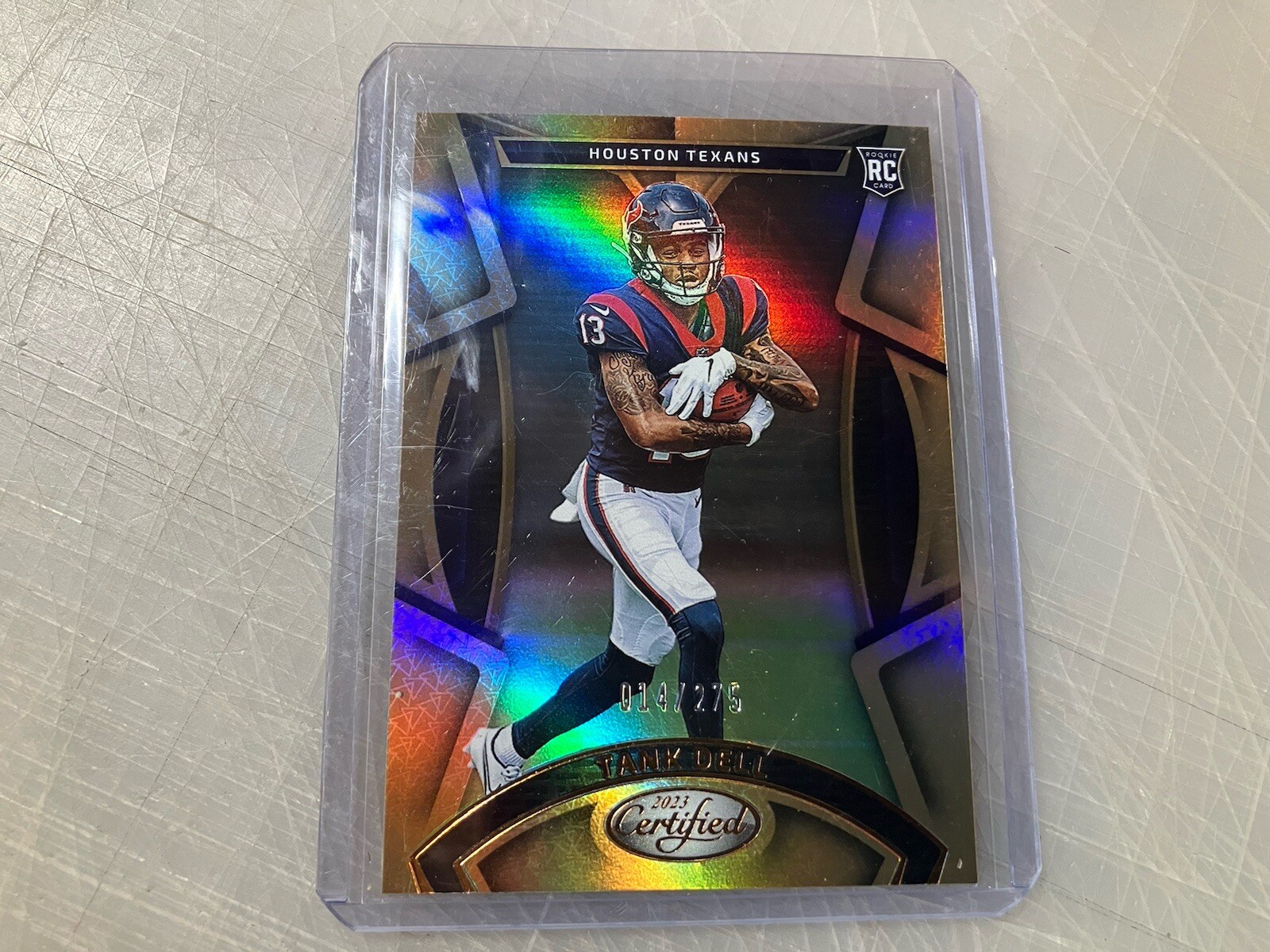 2023 Certified Tank Dell Rookie Card Bronze Mirror /275 Houston Texans RC SP