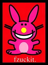 Happy Bunny Fzuckit MAGNET