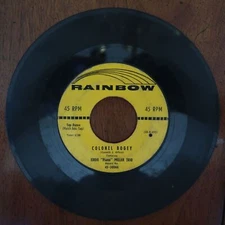 EDDIE MILLER TRIO : STARS AND STRIPES FOREVER / BOGEY VINYL 45 RAINBOW VG 3-73