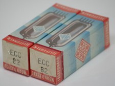 ecc82 telefunken tube 12au7 ecc802s ecc802 g73-r valve nos nib preamp driver pre