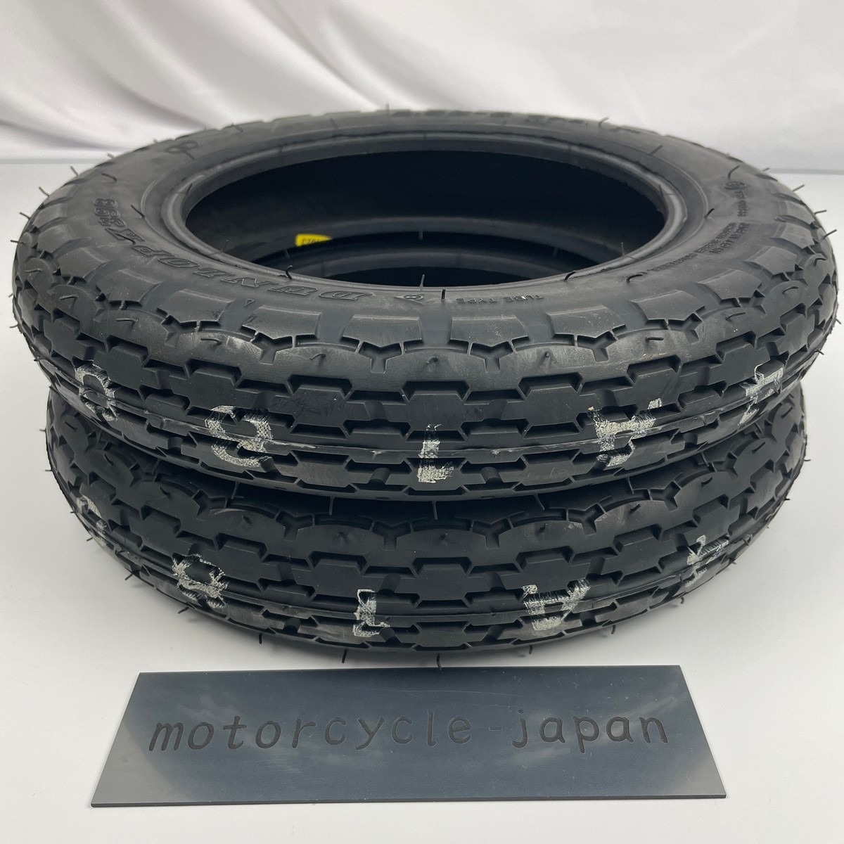 DL K398 2.50-8 wt モトコンポ タイヤ前後セット DL K398 2.50-8 wt モトコンポ タイヤ前後セット ダンロップ