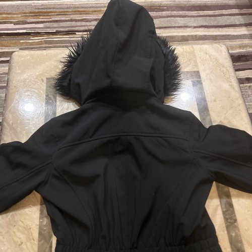 Canada Weathergear Girl’s Jacket Black Faux Fur Hooded Parka Coat Sz Lg 14/16 - Picture 5 of 17