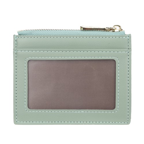 Womens Small Slim Credit Card Holder Mini Front Pocket Wallet Zipper Coin Purse - Picture 36 of 54