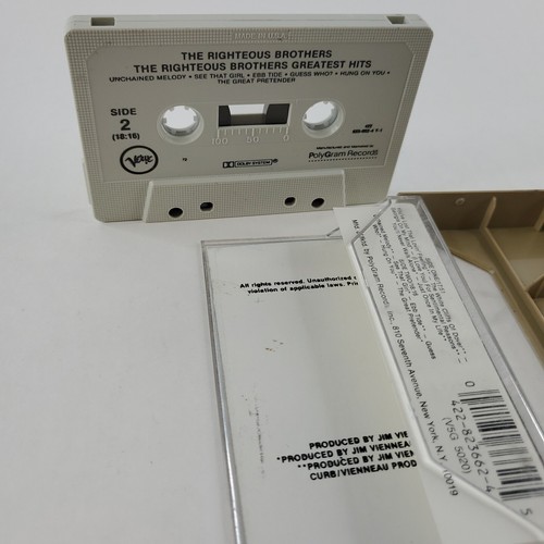 The Righteous Brothers - Greatest Hits (1981) Music Cassette Verve PolyGram - Picture 4 of 9