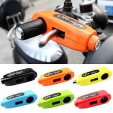 Motorcycle Handlebar Lock Front Brake Throttle Accelerator Grip Locks Universal