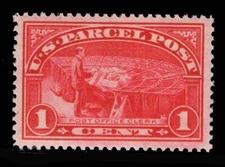 MOMEN: US STAMPS #Q1 PARCEL POST MINT OG NH PSE GRADED CERT XF-90J LOT #87041