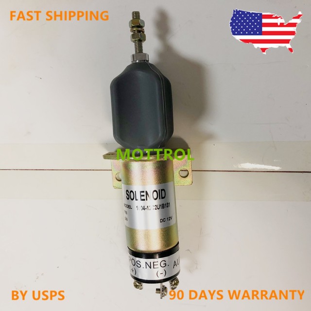 150412C2U1B1S1 12V With 3 Terminals Solenoid For Choke Solenoid Kubota MOTTROL eBay