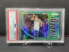 2019 Panini Prizm Luka Doncic Get Hyped - Green Prizm 🟢 PSA 10 GEM MINT 💎