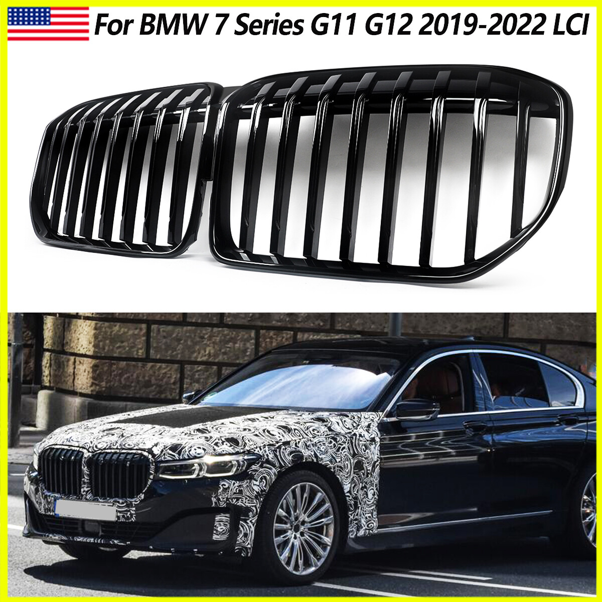 For BMW 7 Series G11 G12 740i xDrive 745e 750Li 2020-2023 Front