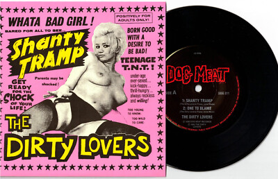 The Dirty Lovers - Shanty Tramp 7'' FIRST 1990 PRESS Bored! Australia Garage Punk