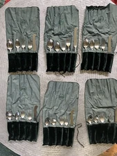 Wilton Armetale Bishop White 5 Piece Flatware Set Of Six (30 Pieces Total)