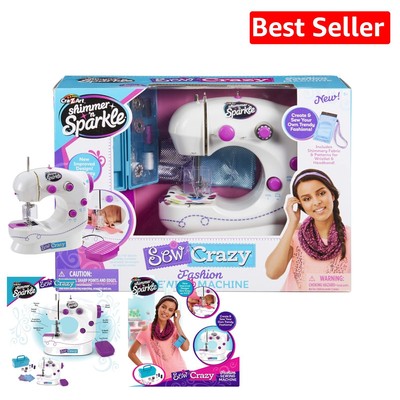 Corded and Battery-Powered Sew Crazy Machine - Includes Patterns & Accessories