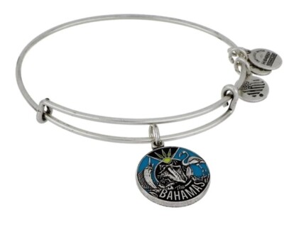Alex and Ani 'Better in the Bahamas' Charm Bangle Bracelet NEW IN BOX