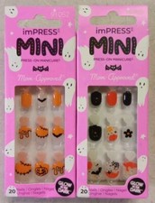 2 Kiss imPRESS MINI Halloween Press-On Nails  Multicolor 90965/91052
