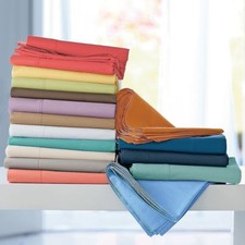 Luxury 1200TC Cotton Sheet Set   Ultra Soft, Deep Pocket   All Sizes  Colors