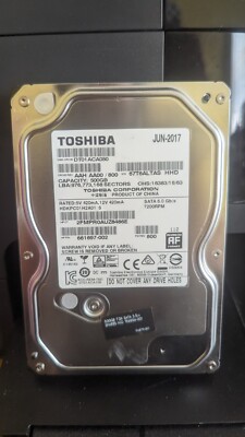 Toshiba 500GB,Internal,7200 RPM,3.5 inch (DT01ACA050) Hard Drive