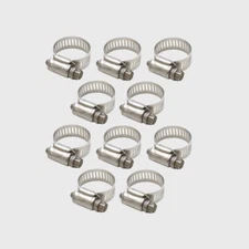 Ideal Tridon Boat Hose Clamp #10 | 1/2 Inch SS (Set of 10)