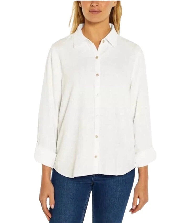 Patrón sólido Orvis Tops para mujer