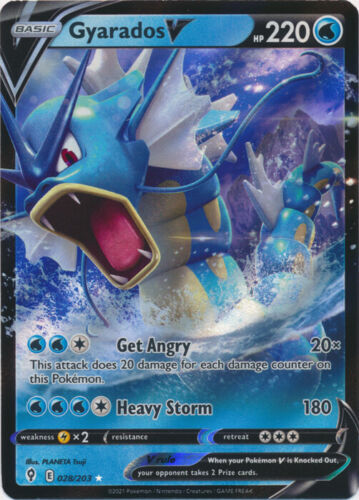 Gyarados V - 028/203 Ultra Rare Evolving Skies NM Pokemon TCG