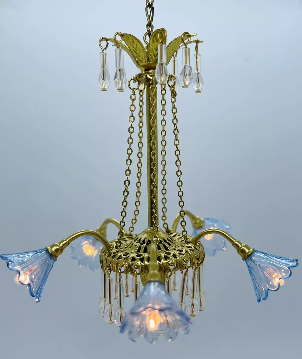 Teal chandelier 2024