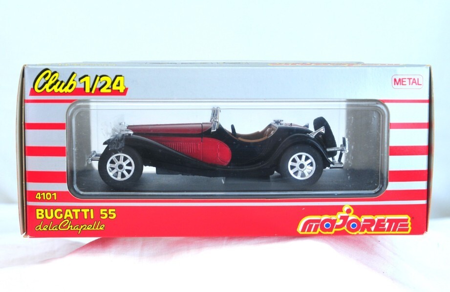 Majorette Club 1/24 #4101 Bugatti 55 de la Chapelle Diecast Car In Original Box