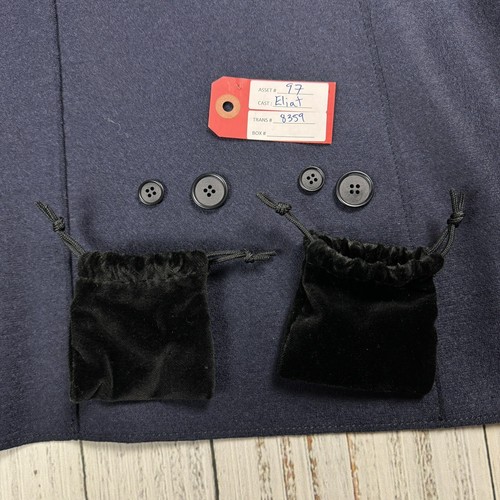 $1695 NWT GIORGIO ARMANI JACKET BLOUSON ITALY NAVY WOOL UNSTRUCTURED 44 US - Picture 9 of 10