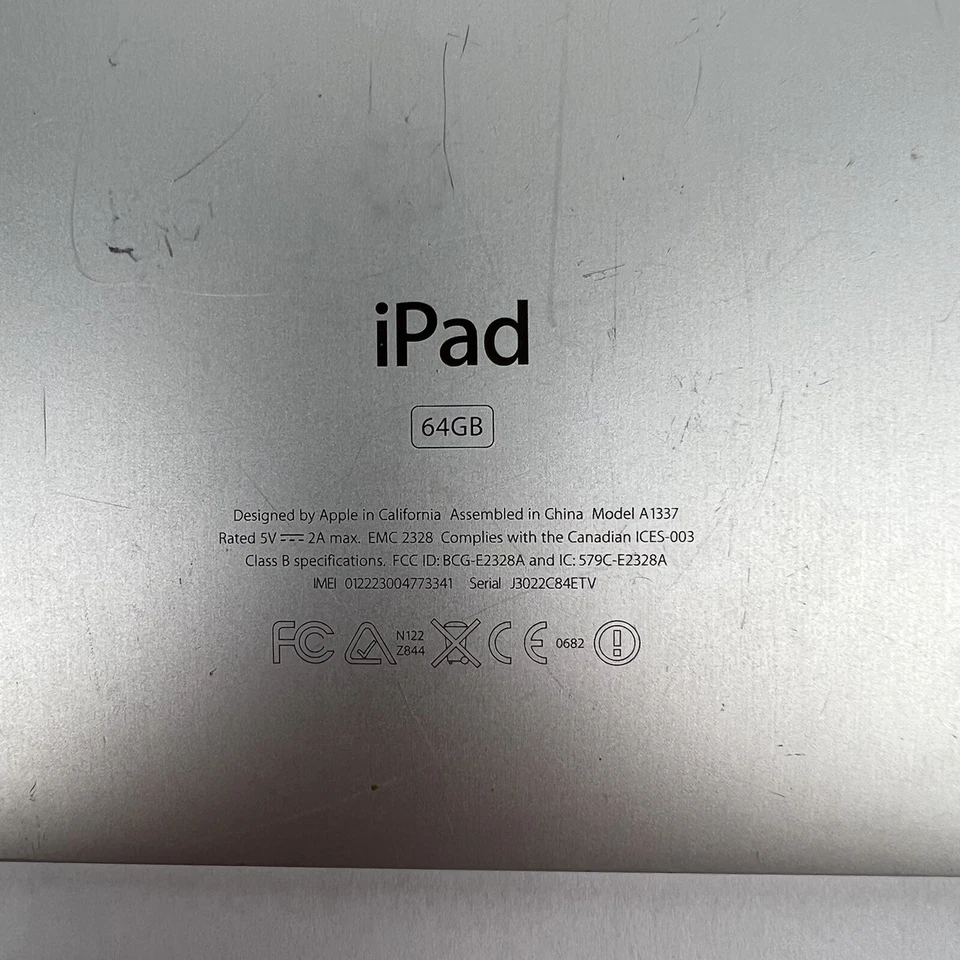 Apple iPad 1ª Generación 64GB 2ª Generación 16GB A1337 A1395 LEER Foto 4 de 4