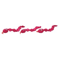 Hundespielzeug Flamingo Snala Schlange Emoji Rosa, 85Cm, Squeaker, SchwimmfäHig