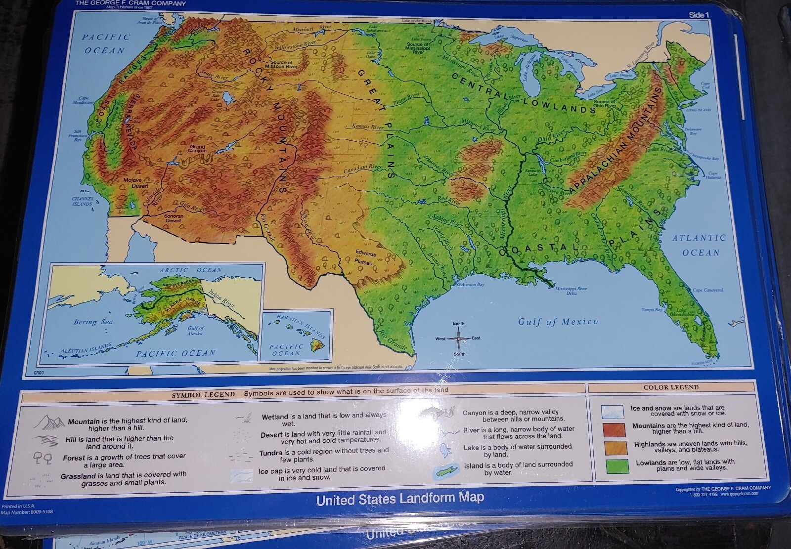 George Cram's 20" X 14" - Lot Of 25 Two Sided Maps - World & U.S ...