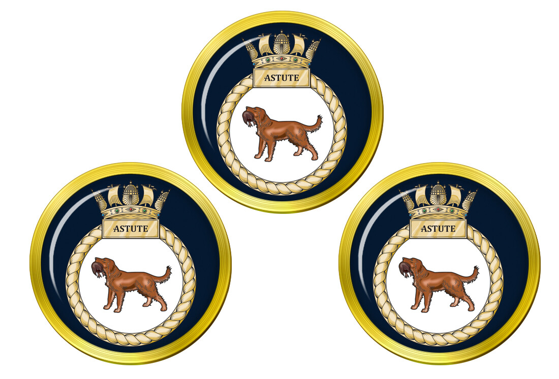 HMS Astute, Royal Navy Golf Ball Markers