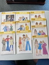 10 Vintage Simplicity Patterns  GIRLS size 14