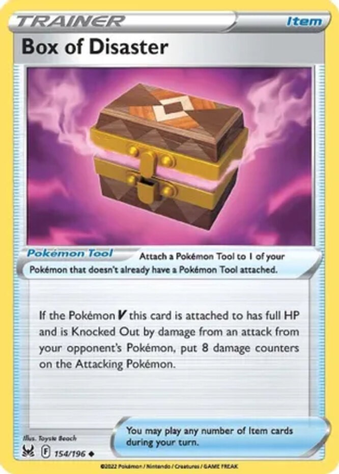 Box of Disaster - 154/196 - Uncommon - Reverse Holo - Near Mint