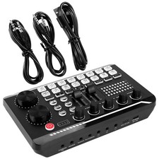 Audio Mixer,Live Sound Card and Audio Interface with DJ Mixer Effects and4698