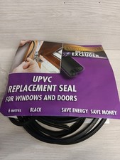 Effortless 6m Black Push-In Seal for Doors & Windows - Easy Draught Prevention